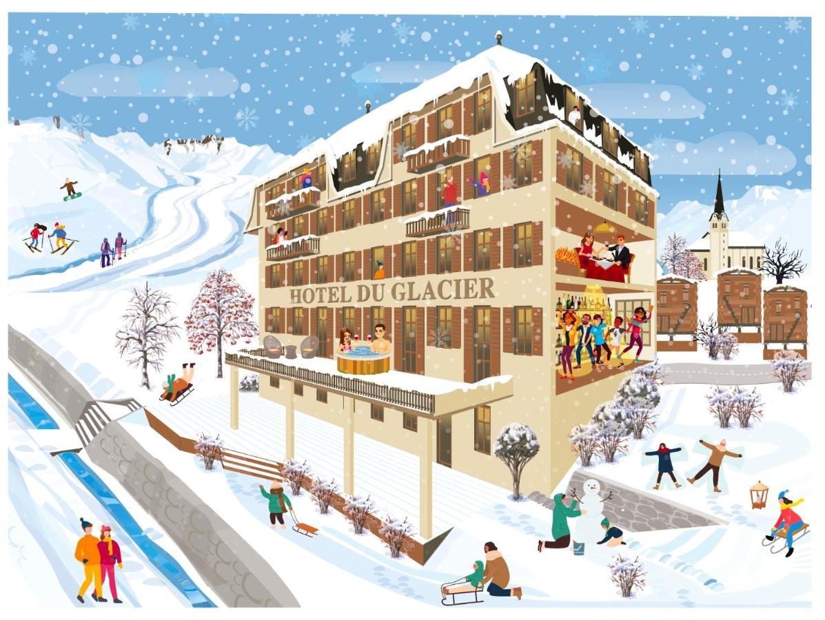 Du Glacier Boutique & Traditions Hotel Fiesch Buitenkant foto